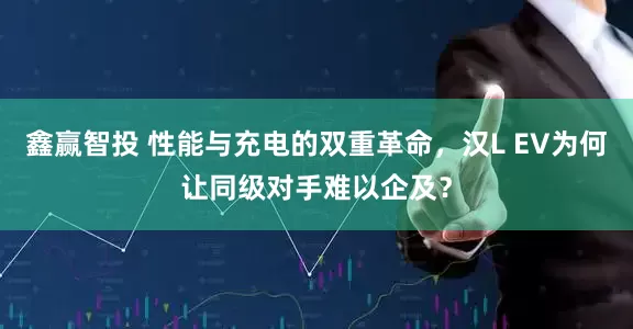 鑫赢智投 性能与充电的双重革命，汉L EV为何让同级对手难以企及？